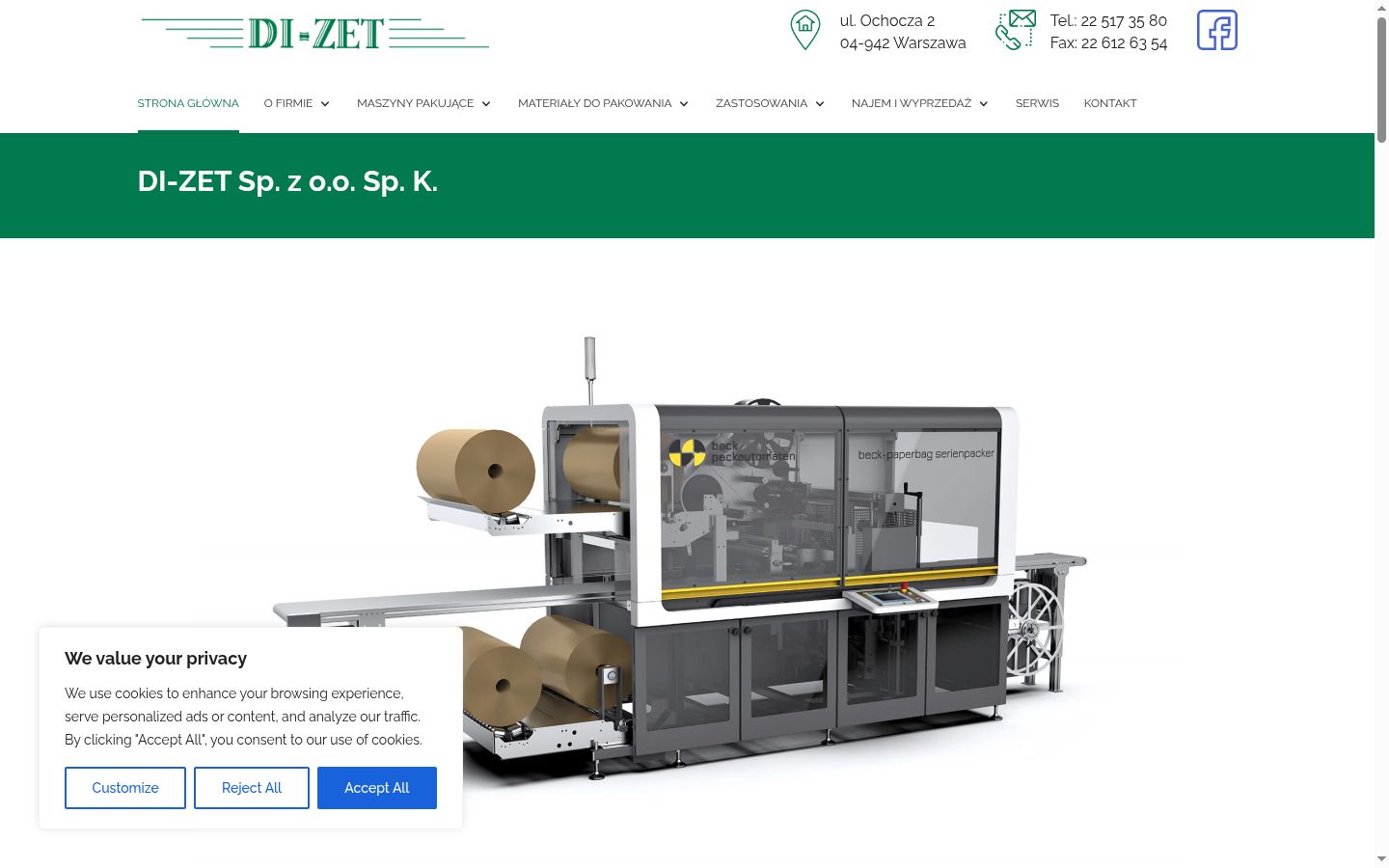 Screenshot tal-banner tal-kunsens muri qabel kwalunkwe interazzjoni