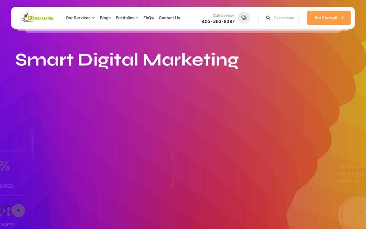 Screenshot of di.marketing