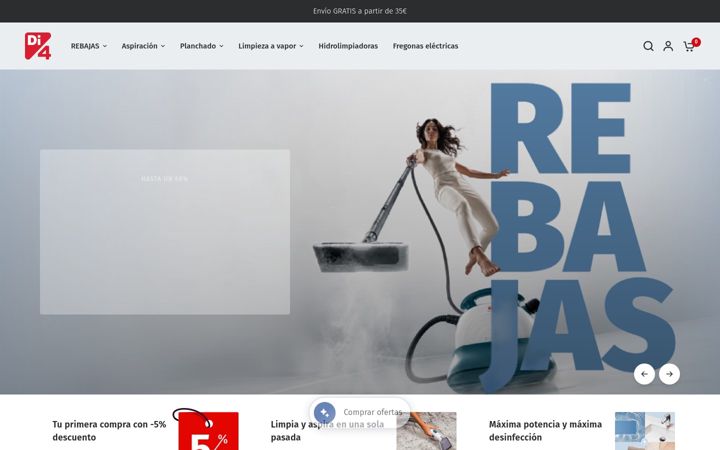Screenshot of di4-home.com