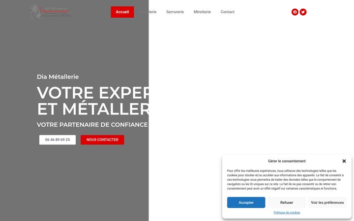 Screenshot of dia-metallerie.fr