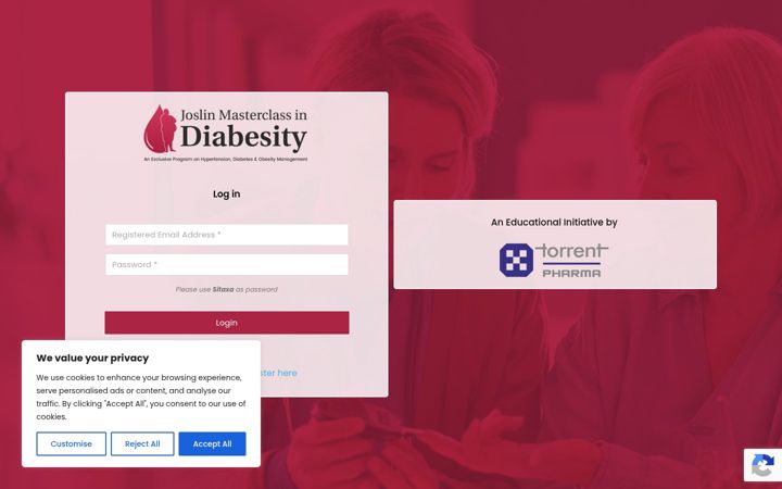 Screenshot of diabesitymasterclass.com