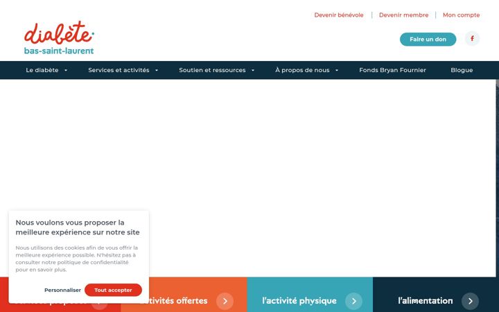 Screenshot of diabetebsl.com