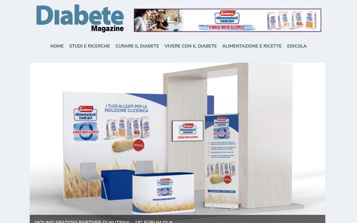 Screenshot of diabetemagazine.it