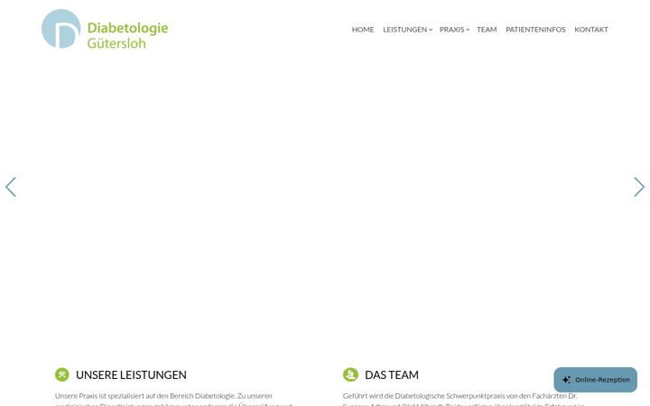 Screenshot of diabetes-gt.de