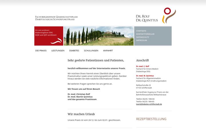 Screenshot of diabetes-schifferstadt.de