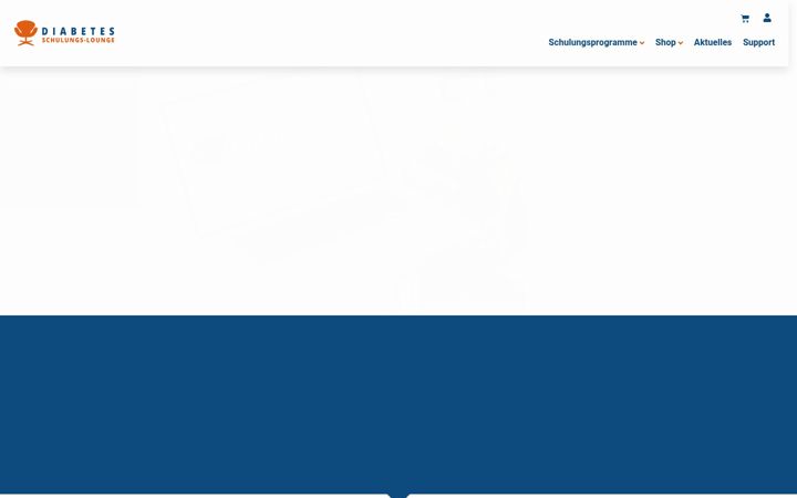 Screenshot ta' diabetes-schulungs-lounge.de