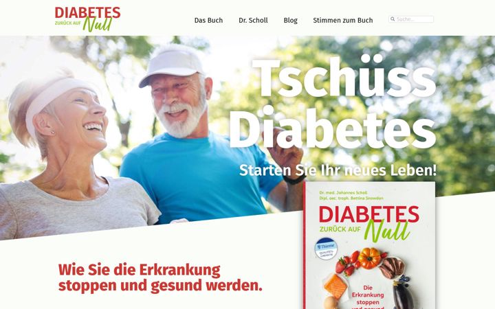 Screenshot of diabetesaufnull.de