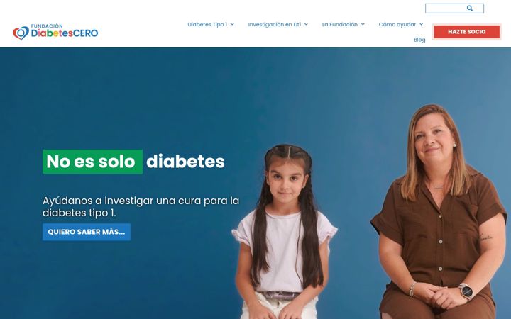 Screenshot of diabetescero.org