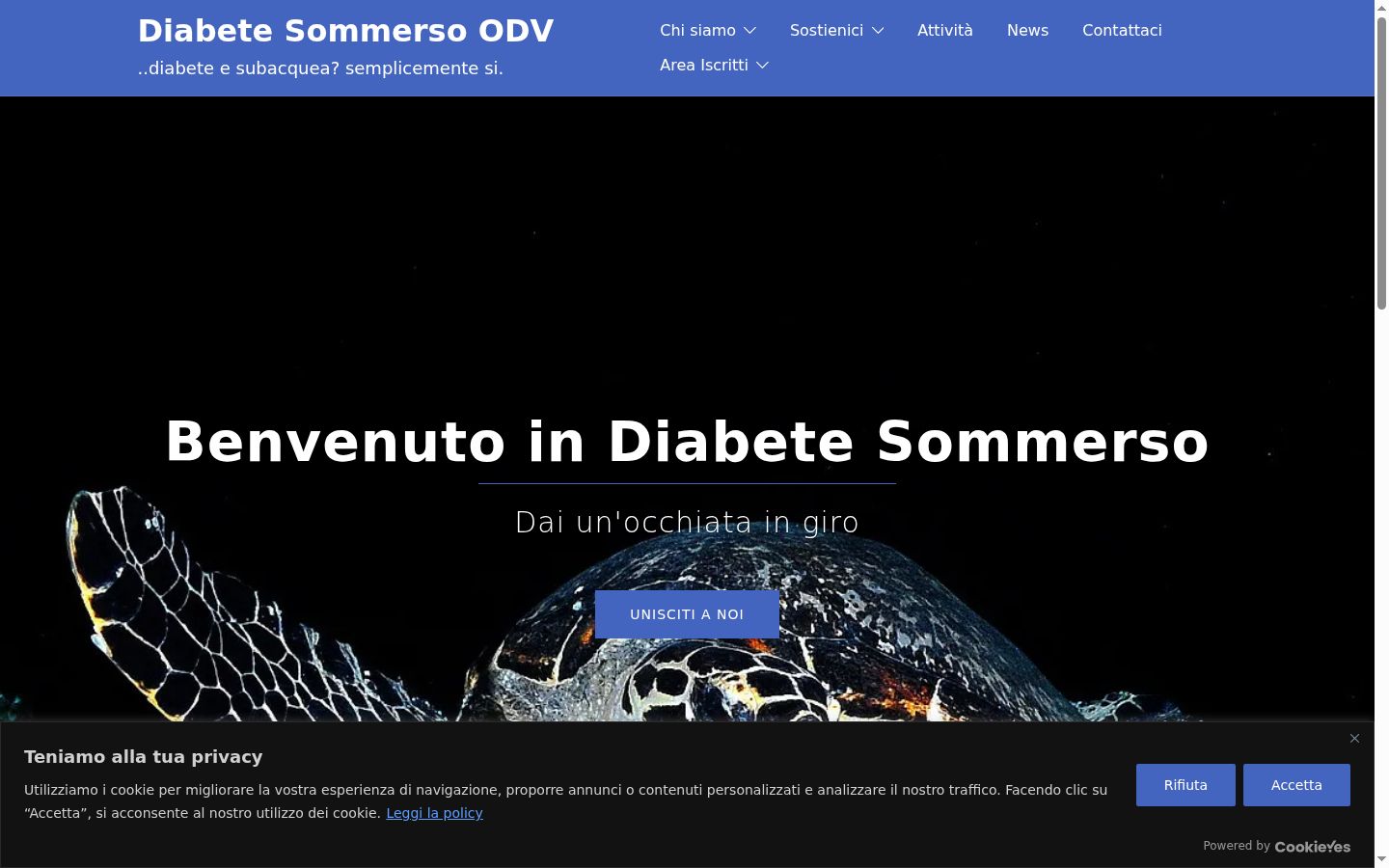 Sutikimo reklamjuostės, rodytos prieš bet kokią sąveiką, ekrano kopija