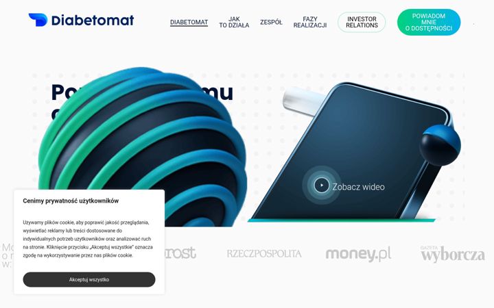 Screenshot του diabetomat.pl
