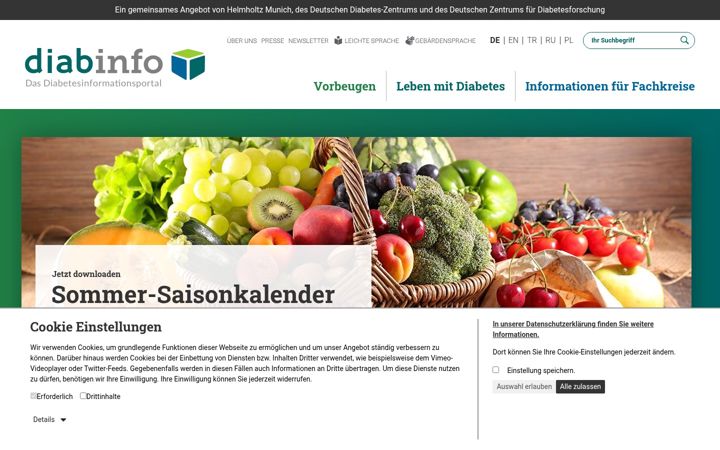 Screenshot of diabinfo.de
