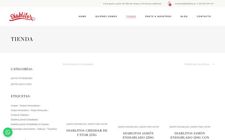 Screenshot του diablitos.es