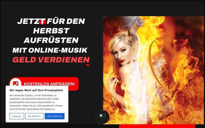 Screenshot of diablojukebox.com