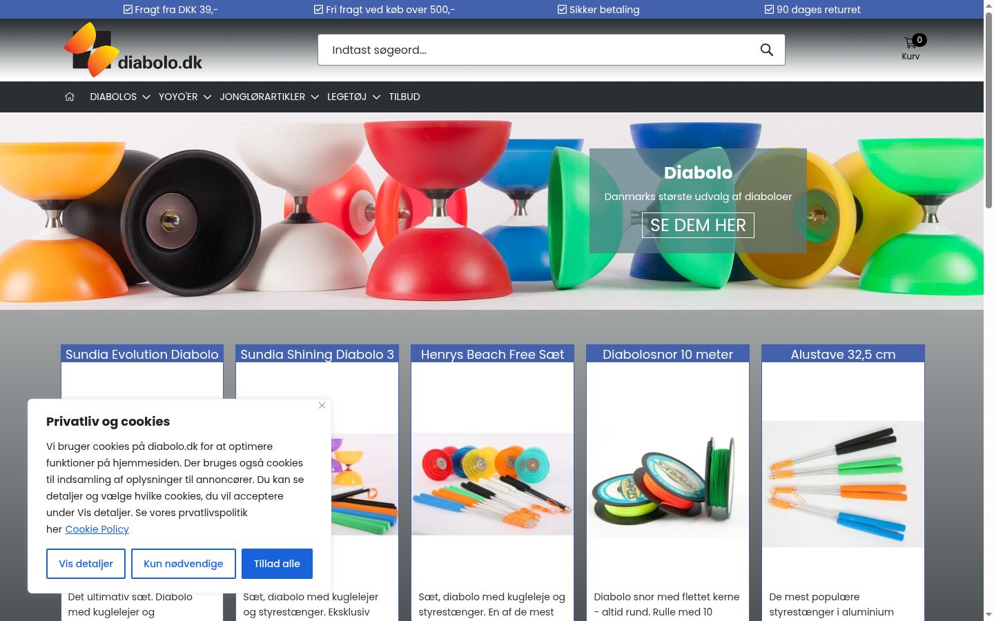 Screenshot des Einwilligungsbanners vor jeglicher Interaktion