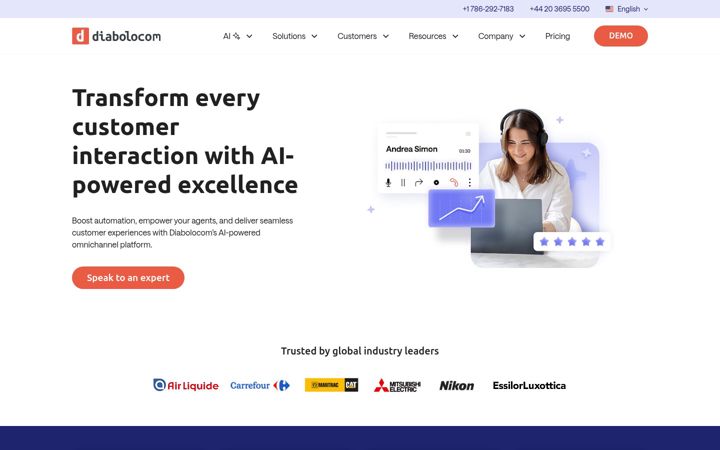 Screenshot of diabolocom.com