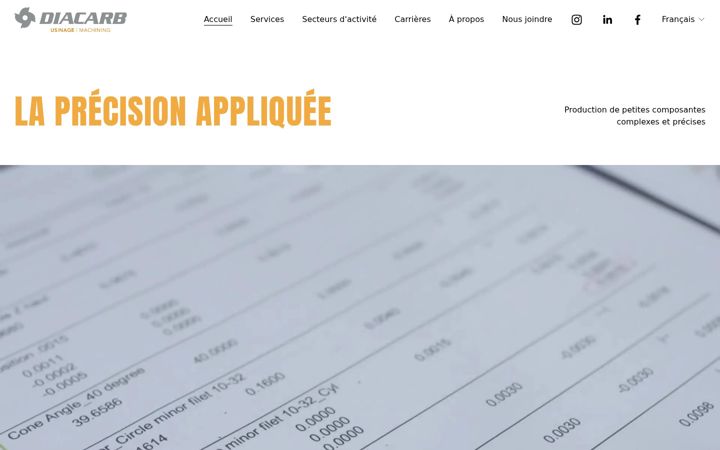 Screenshot of diacarb.com