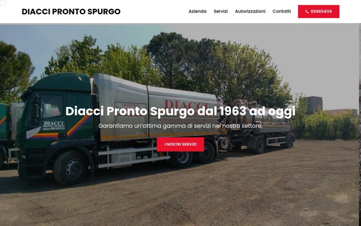 Screenshot of diacciprontospurgo.it