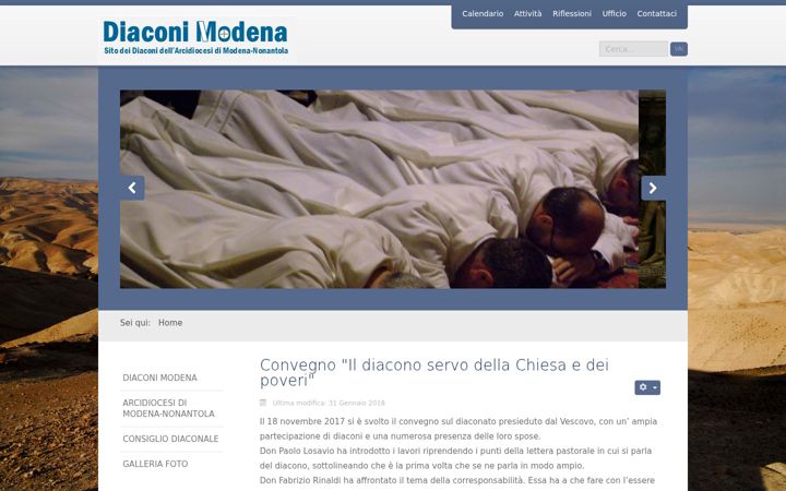 Screenshot of diaconimodena.it