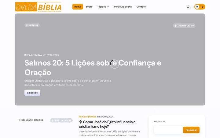 Ekraanipilt saidist diadabiblia.com.br