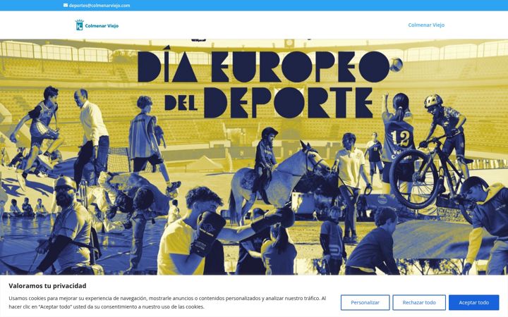 Screenshot of diadeldeportecolmenar.com