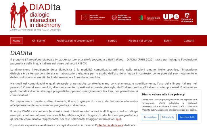 Screenshot of diadita.it