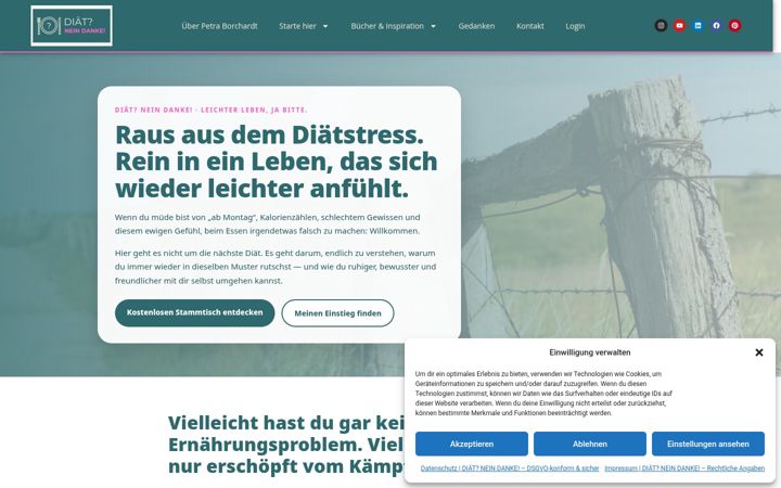 Screenshot of diaet-nein-danke.com