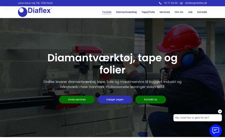 Screenshot of diaflex.dk