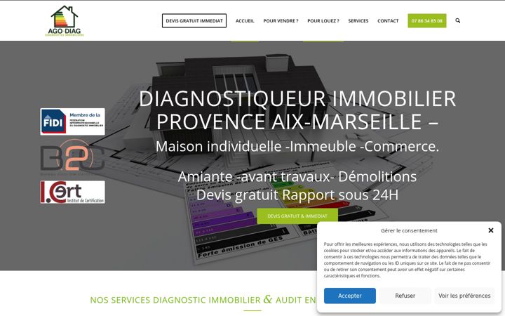Screenshot of diag-dpe.fr