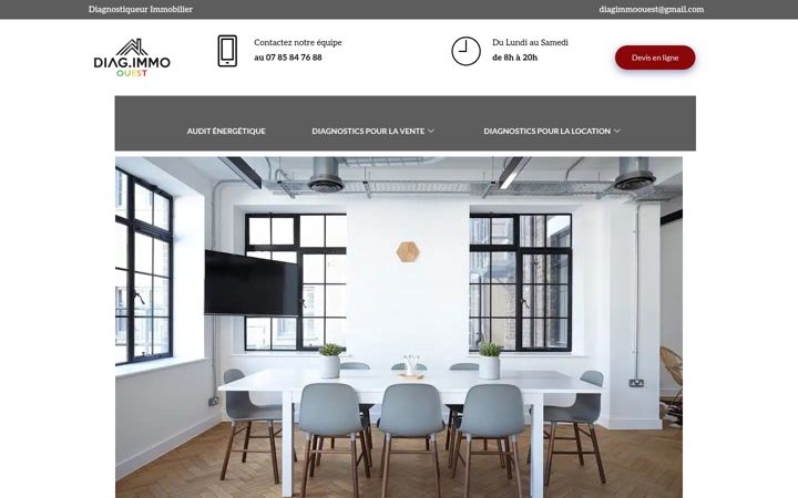 Screenshot of diag-immo-ouest.fr