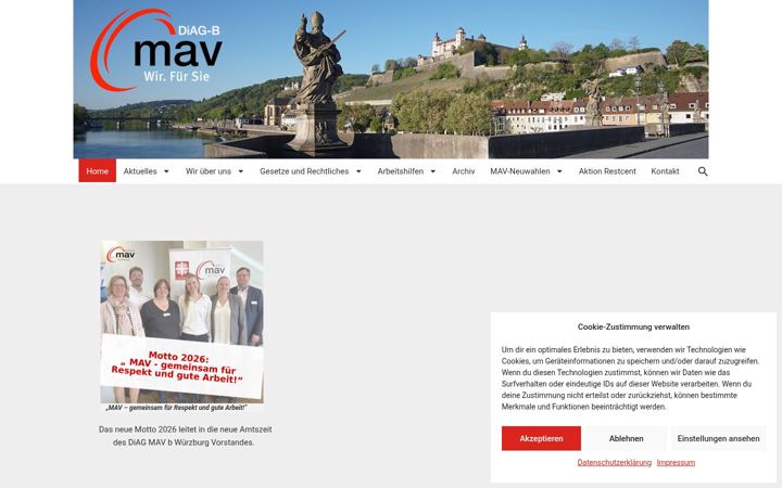 Screenshot di diag-mav-wuerzburg.de