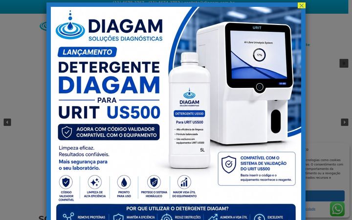Ekraanipilt saidist diagam.com.br