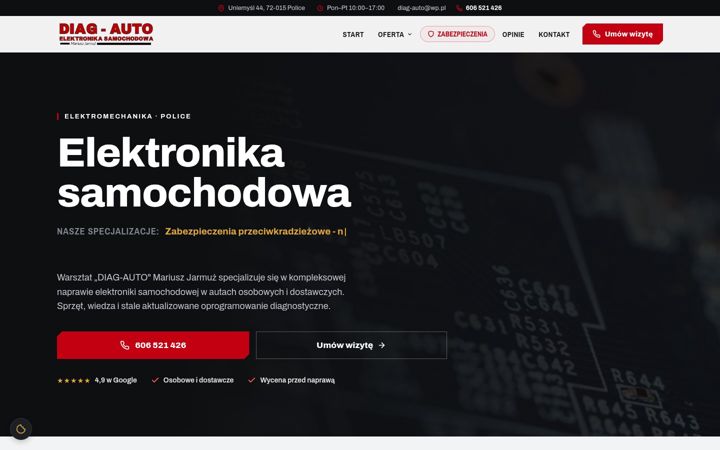 Screenshot του diagauto.pl