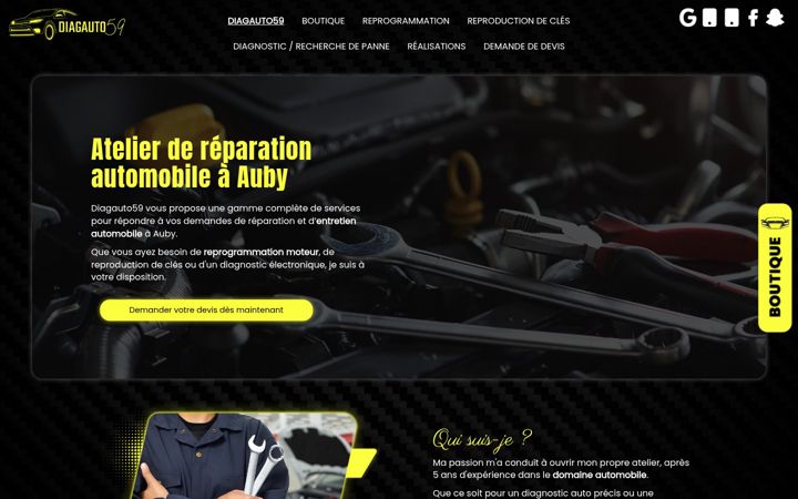 Screenshot of diagauto59.fr