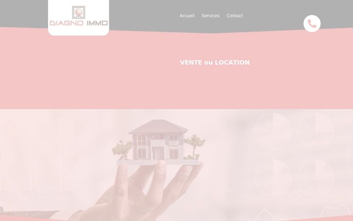 Screenshot of diagno-immo.fr