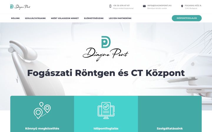 Screenshot of diagnopont.hu