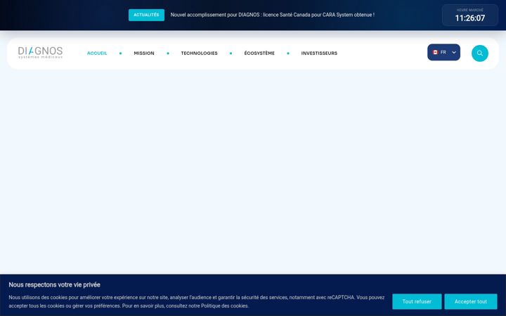 Screenshot of diagnos.com