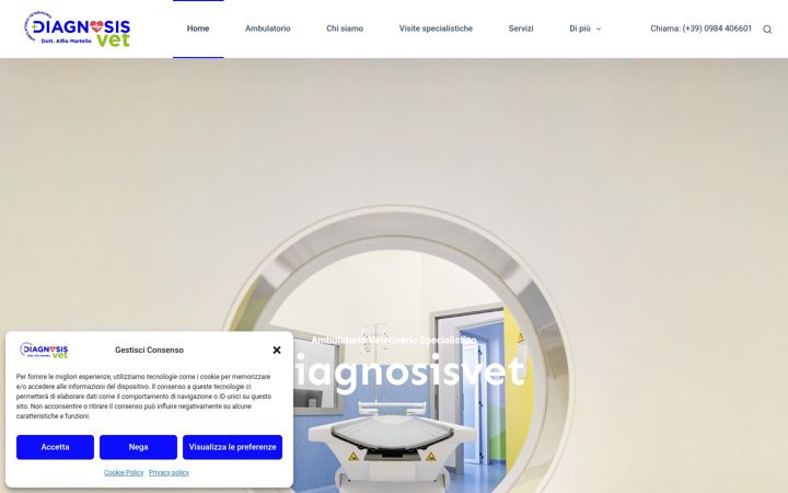 Snímek obrazovky diagnosisvet.it