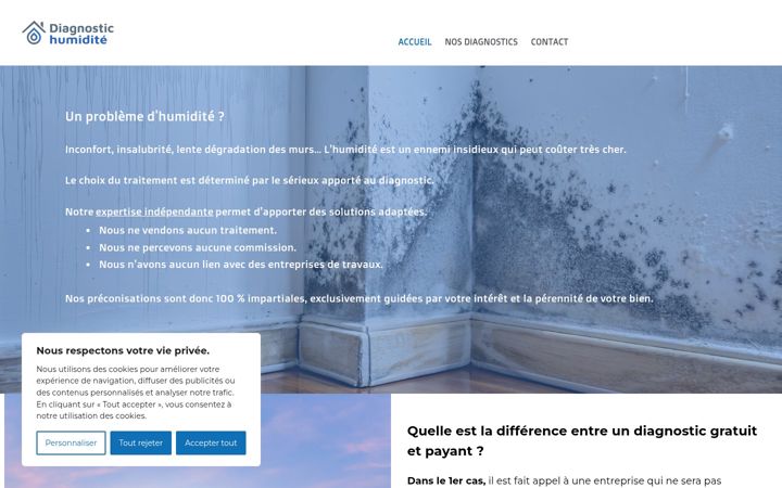 Screenshot of diagnostic-humidite.ch