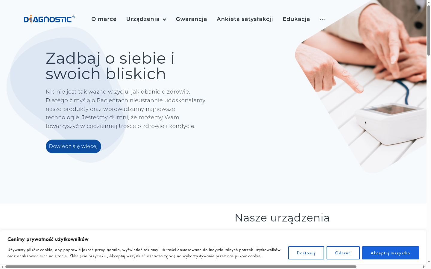 Capture d'écran de la bannière de consentement affichée avant toute interaction