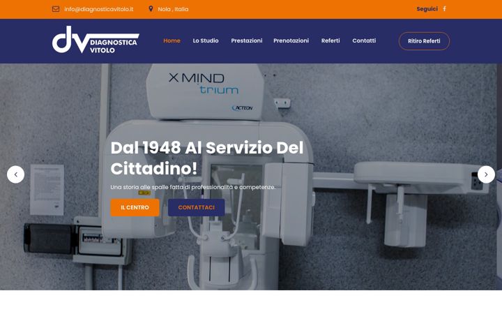 Screenshot of diagnosticavitolo.it