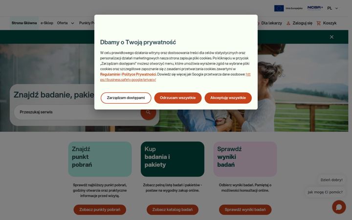 Screenshot του diagnostyka.pl