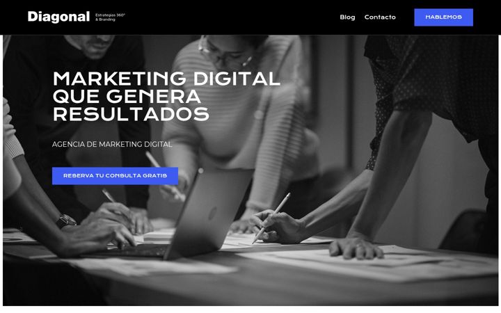 Screenshot of diagonalad.com