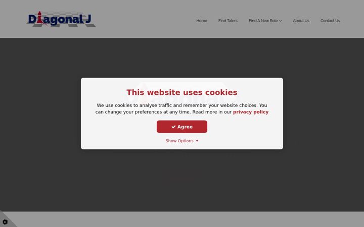 Screenshot of diagonalj.com
