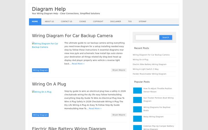 Screenshot of diagramhelp.com