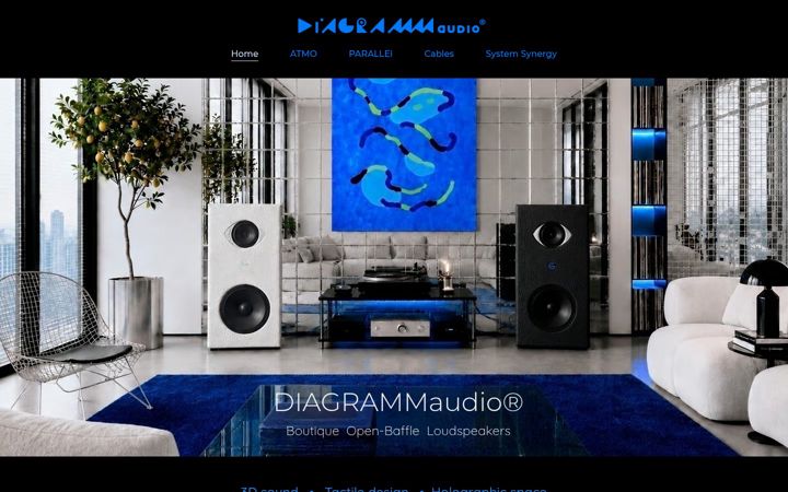 Screenshot of diagrammaudio.com