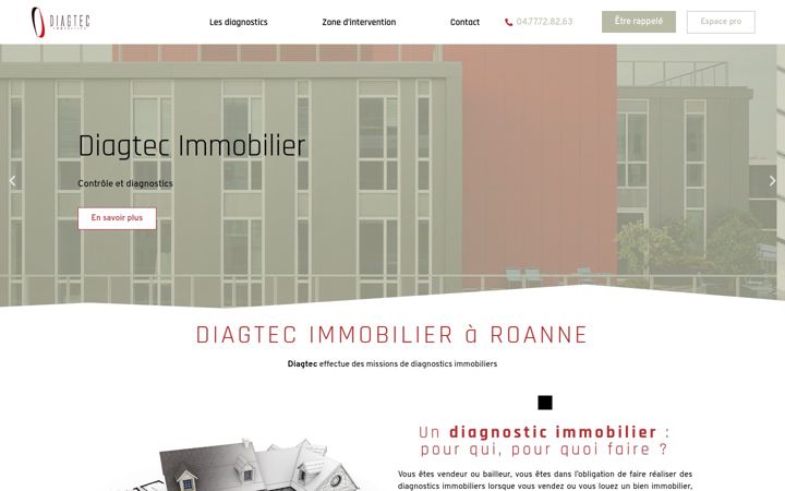 Screenshot of diagtec.fr