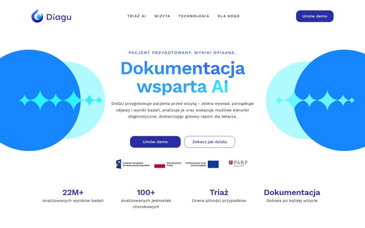 Screenshot του diagu.pl