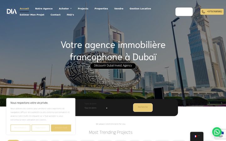 Screenshot of diaimmo.com