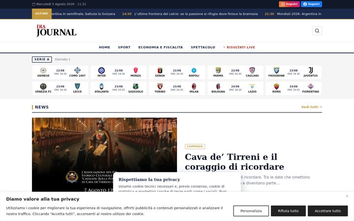 Screenshot of diajournal.it