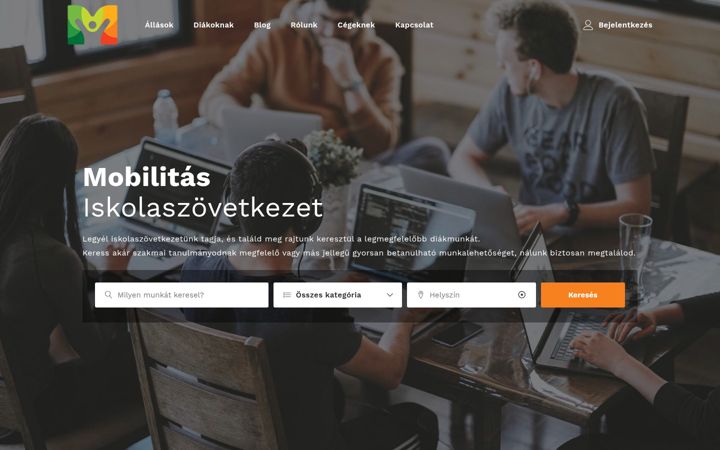 Screenshot of diakmobilitas.hu